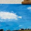 Painting of Lancashire Fields in English Countryside - Image 7