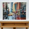High Quality Print of New York Rain III Painting by leading British Urban Artist - Image 5