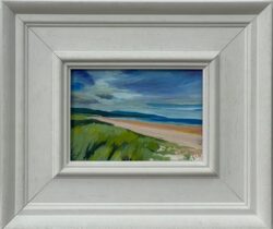 Miniature Beach Landscape of East Coast of Scottish Highlands