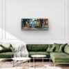 New York City Panoramic Street Scene with Limousine and Neon Lights in the Rain - Image 10