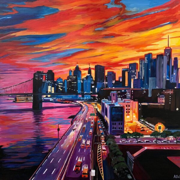 High Quality Print of Brooklyn Bridge, New York City