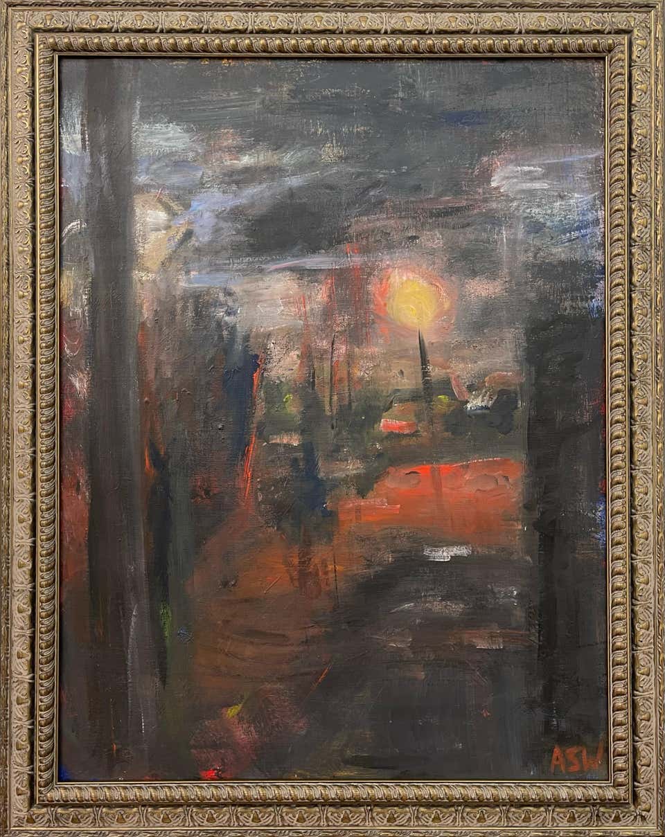 Dark & Atmospheric Abstract Expressionist Art